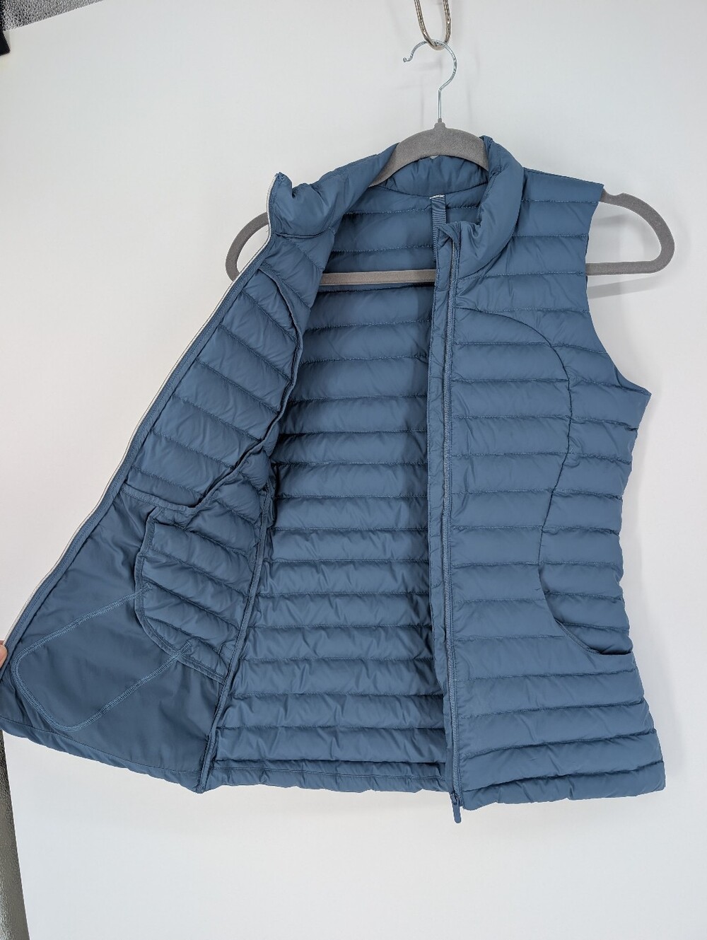 Lululemon Pack It Down Again Vest Utility Blue Goose Down Size 4 W4AXFS - Picture 9 of 11